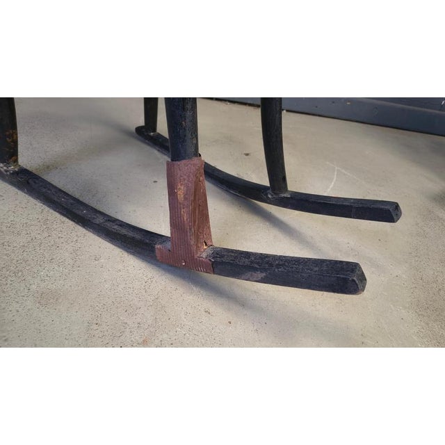 1900 - 1909 Art Nouveau Rocking Chairs, 1900s, Set of 2 For Sale - Image 5 of 11