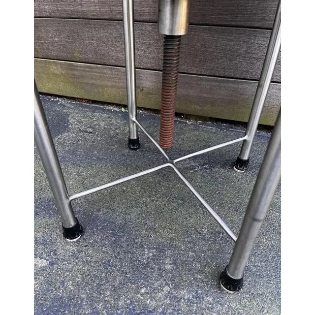 1970s Industrial Age High Back Swivel Medical Chair For Sale - Image 4 of 13