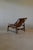 Brown Attributed Liceu De Artes E Oficios Cognac Leather Lounge Chair and Ottoman, Brazil 1960s For Sale - Image 8 of 16