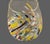 Late 20th Century Hand Blown Art Glass Confetti Highball Tumbler Glasses - Set of Four For Sale - Image 4 of 9