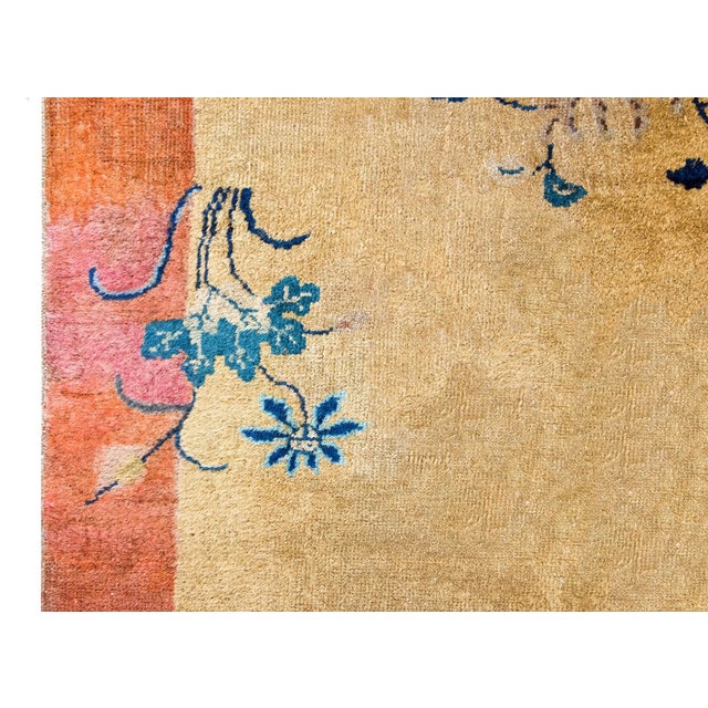 Textile Early 20th Century Chinese Art Deco Runner For Sale - Image 7 of 15