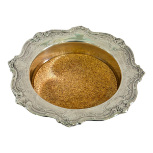 Vintage Gorham “Chantilly” Silver Plate Wine Coaster With Cork Liner