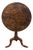 Antique Late 18th C Round English Walnut Tilt-Top Table For Sale