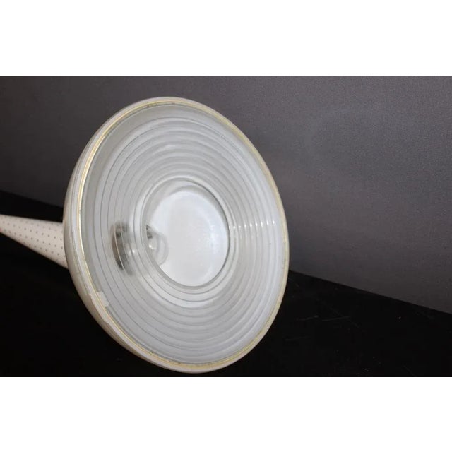 1950s Sheet Metal Ceiling Light from Holophane, 1950s For Sale - Image 5 of 10