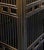 Early 20th Century Chinese Black Lacquered Lattice Cabinet For Sale - Image 5 of 6