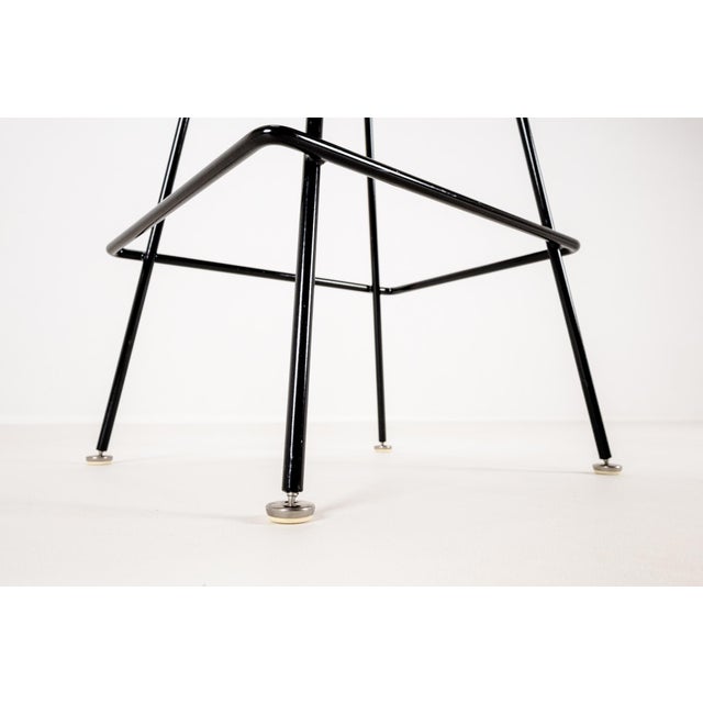 Black Vintage Barstools by Harry Bertoia for Knoll, 1980s, Set of 4 For Sale - Image 8 of 18