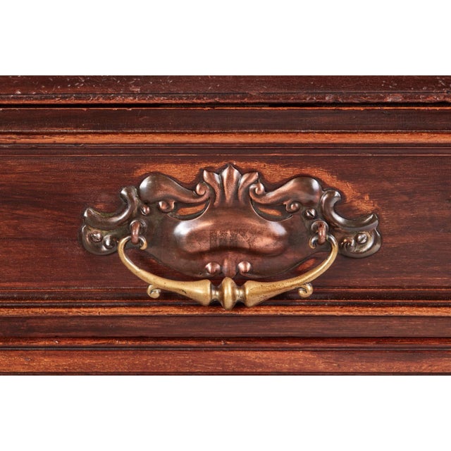 Antique Carved Mahogany Sideboard from Maple & Co. For Sale - Image 18 of 18