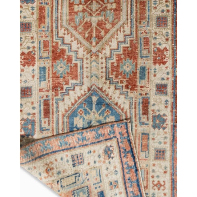 Vintage Heriz Runner 3' X 14'7 For Sale - Image 11 of 16