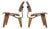 Eames Rare Matched Pair of Walnut LCW Lounge Chairs For Sale