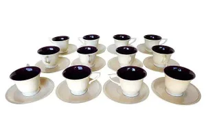 Mid-Century Franciscan "Montecito" Teacups - Service for 12