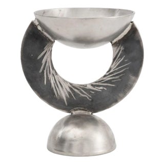 Ann Sperry Welded Steel Sculptural Tazza For Sale