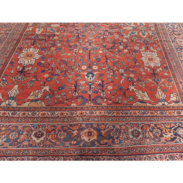 Persian Sultanabad Rug For Sale - Image 4 of 9