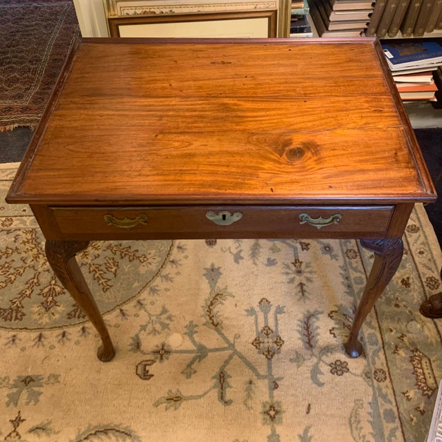 English Irish Mahogany Tea Table, Mid 18th Century For Sale - Image 3 of 12
