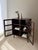 Mid-Century Display Cabinet in Dark Wood and Glass For Sale - Image 3 of 12