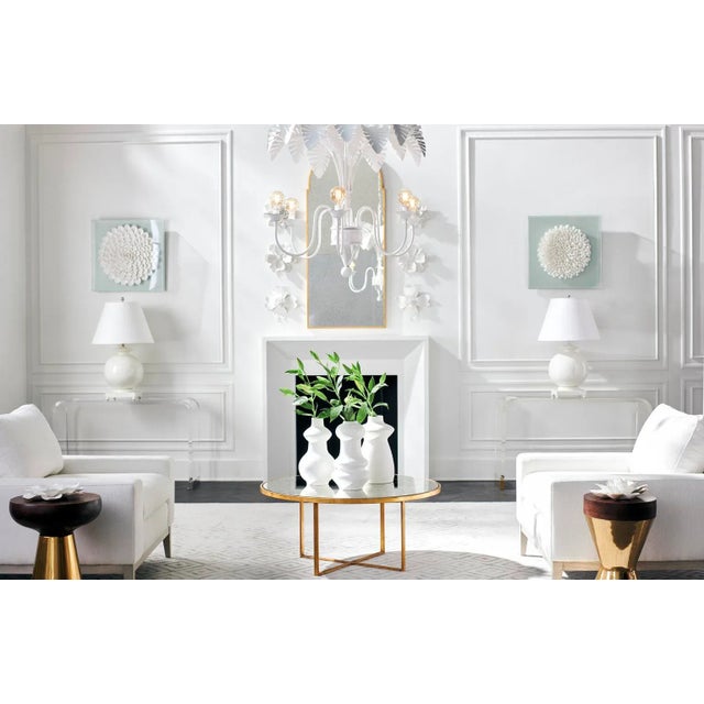 Ceramic Magnolia Wall Flower in matte white finish. Use as a single accent or make a fabulous grouping. Designed by...