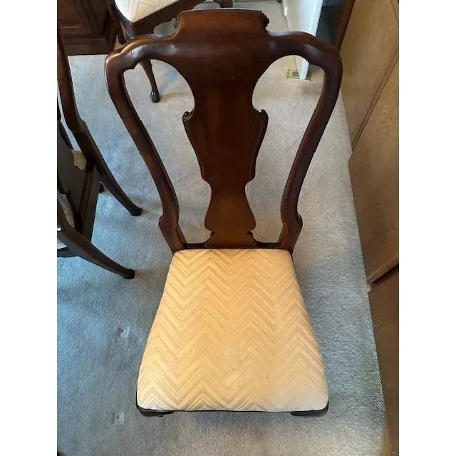 Henredon 1970s Vintage Henredon Dining Set of 7 For Sale - Image 4 of 5