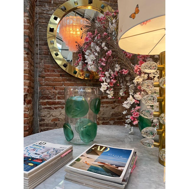 Mid-Century Modern Italian Murano Glass Vases from Costantini, Set of 2 For Sale - Image 7 of 8