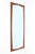 Wood Large Mid-Century Danish Teak Mirror, 1960s For Sale - Image 7 of 7