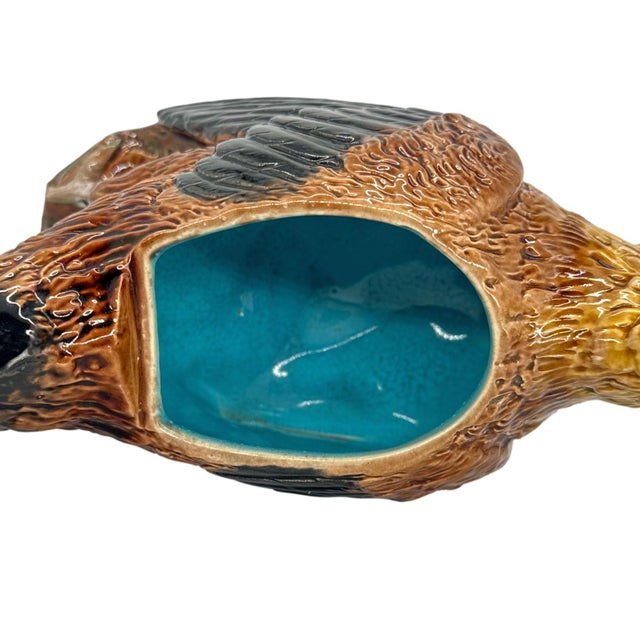 A George Jones Majolica Rooster Teapot, English, Ca. 1872 For Sale - Image 9 of 12