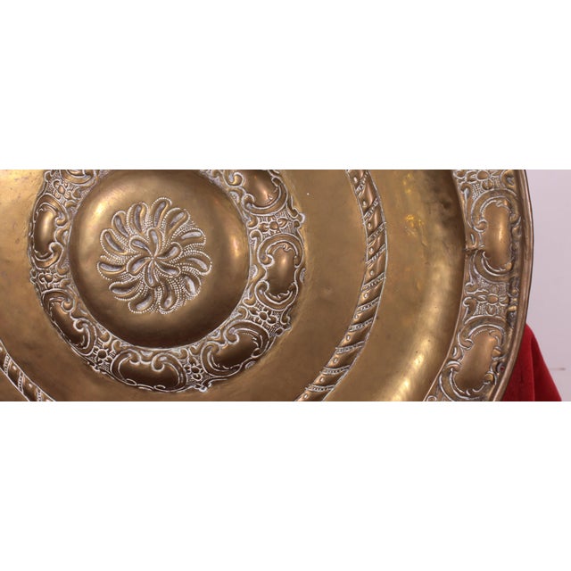 18th Century Brass Offering Dish, France For Sale - Image 5 of 8