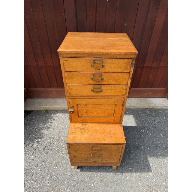 Early 20th Century Library Bureau Quarter-Sawn Oak Modular Filing & Storage Cabinet For Sale - Image 14 of 18