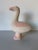 Vintage Handcrafted Ceramic Duck Sculpture in Soft Pink & Cream For Sale In Miami - Image 6 of 12