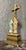 Antique Wood, Gilded Brass and Terracotta Crucifix,1800s For Sale - Image 6 of 11