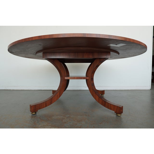 Wood Lillian August Portman Bow Leg Dining Table For Sale - Image 7 of 17