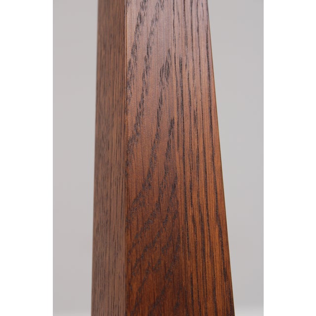 Stickley Mission Oak Slag Glass Table Lamp For Sale - Image 11 of 13