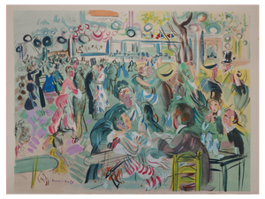 Raoul Dufy, Ball at the Moulin de la Galette, 1953, Original Lithograph
