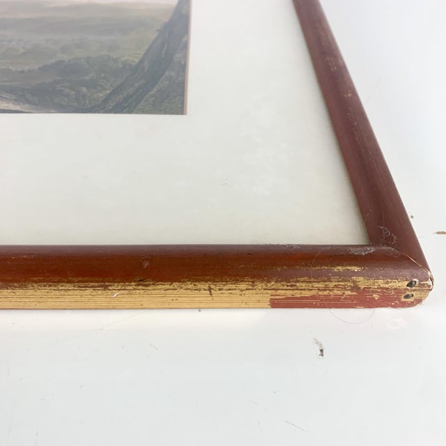 Vintage print of J.M.W. Turner’s "Kirkby Lonsdale Churchyard" - a renowned Romantic piece depicting a serene, misty view...