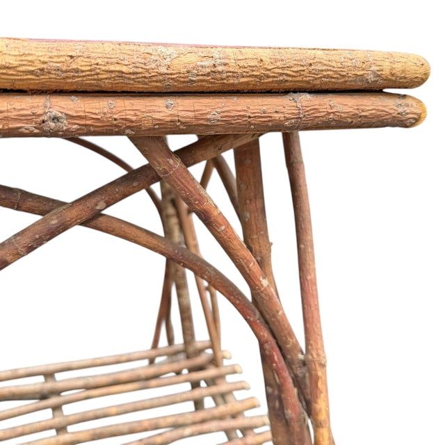Adirondack Style Twig Table For Sale - Image 12 of 15
