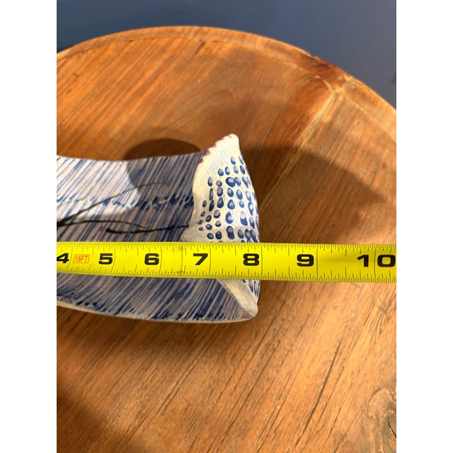 Barbara Beck 1980s Abstract Hand-Sculpted and Hand-Painted Porcelain Sculpture For Sale In New York - Image 6 of 9