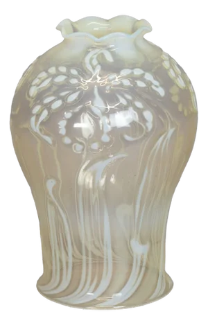 Vaseline Glass Shade, 1880