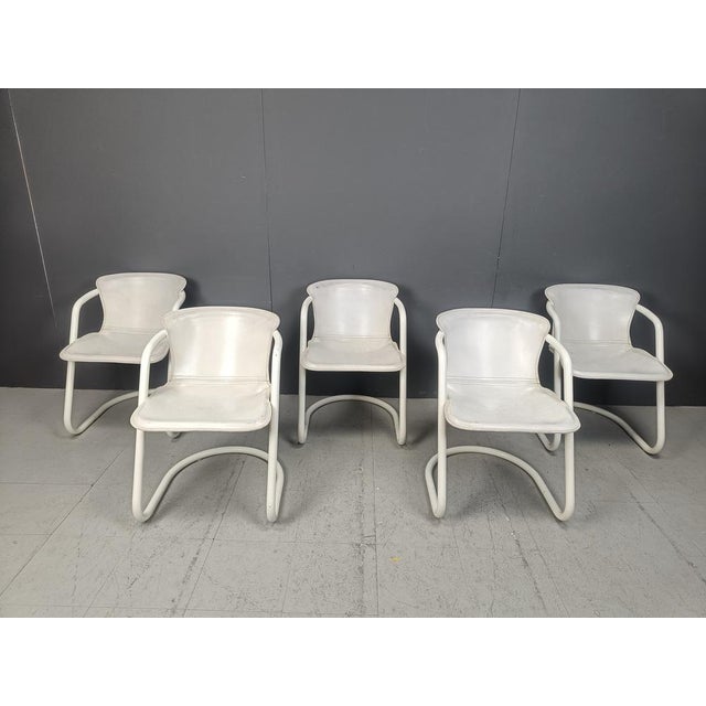 Vintage Dining Chairs from Metaform, 1970s, Set of 5 For Sale - Image 6 of 14