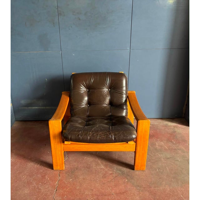 Vintage Scandinavian Lounge Chair by Yngve Ekström for Swedese, 1960s For Sale - Image 9 of 9