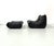 Black Set of French Togo Lounge Chair and Ottoman in Black Leather attributed to Michel Ducaroy for Ligne Roset, 1970s For Sale - Image 8 of 14