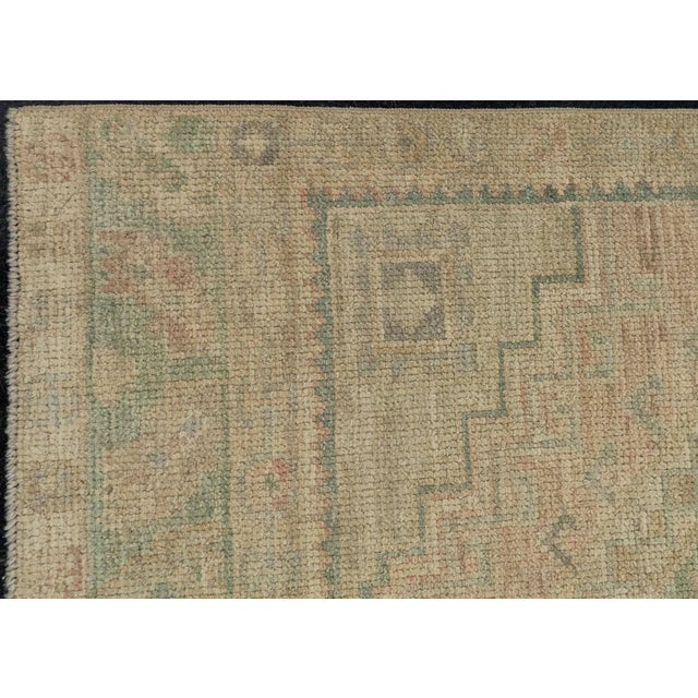 Early 21st Century Turkish Oushak Rug 2'11" x 10'2" #20257 For Sale - Image 5 of 8