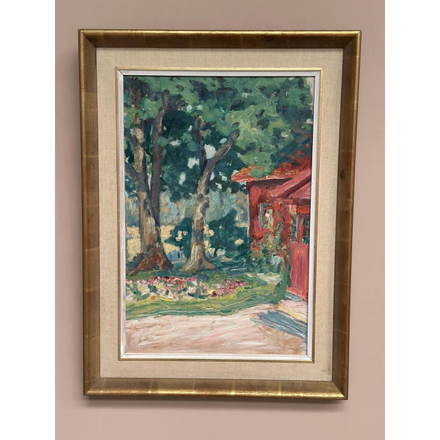 John Rosenqvist, House in Naantali, 1950s, Oil Painting on Board, Framed For Sale - Image 8 of 18