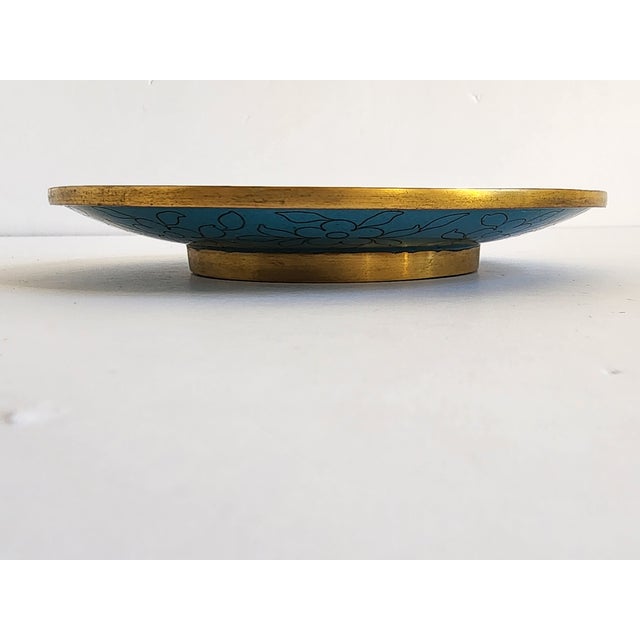 Vintage Cloisonne Plate For Sale In New York - Image 6 of 7