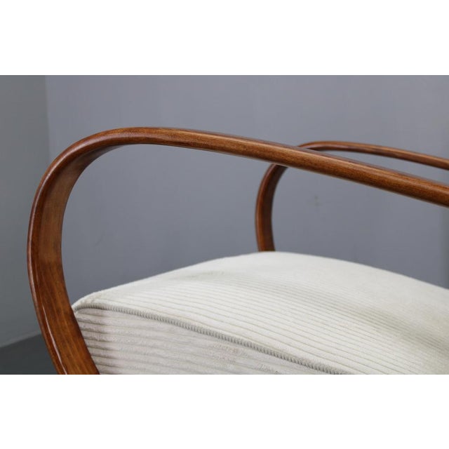 Art Deco Lounge Chairs by Jindřich Halabala, 1940s, Set of 2 For Sale - Image 9 of 15