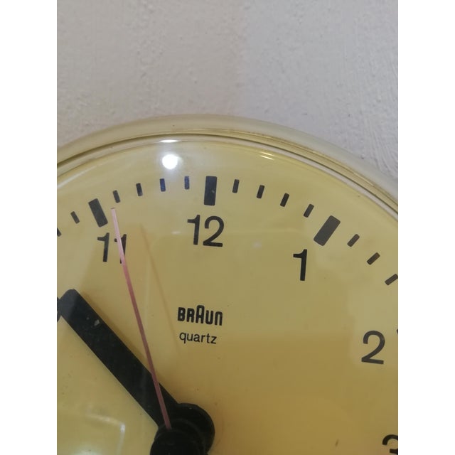 Mid-Century Modern Wall Clock by Dietrich Lubs for Braun, Germany, 1979 For Sale - Image 3 of 6