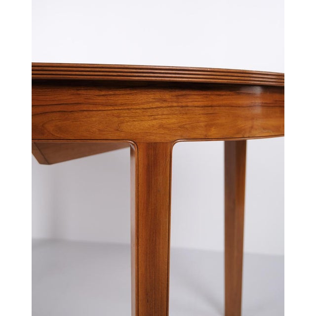 Vintage Danish Oval Dining Table in Rosewood, 1960s For Sale - Image 4 of 16