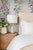 Mahjong Floral Stripe Grasscloth Wallpaper by House Party | Soap White | 6 Yards For Sale In Charlotte - Image 6 of 7