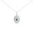 Like a sunbeam caught in silver, this radiant medallion casts a whisper of morning light against your skin. At its heart...