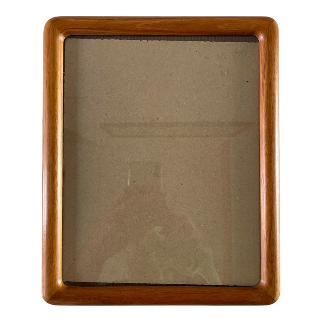 Vintage Danish Modern Style Teak Wood Picture Frame For Sale