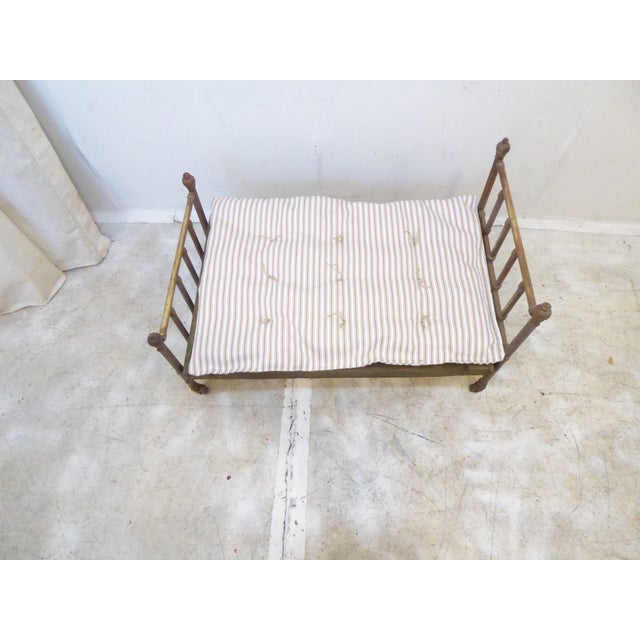 American Antique American Doll's Bed For Sale - Image 3 of 3