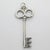 Postmodern Vintage European Decorative Key Pendant in Silver 835, 1970s For Sale - Image 3 of 11