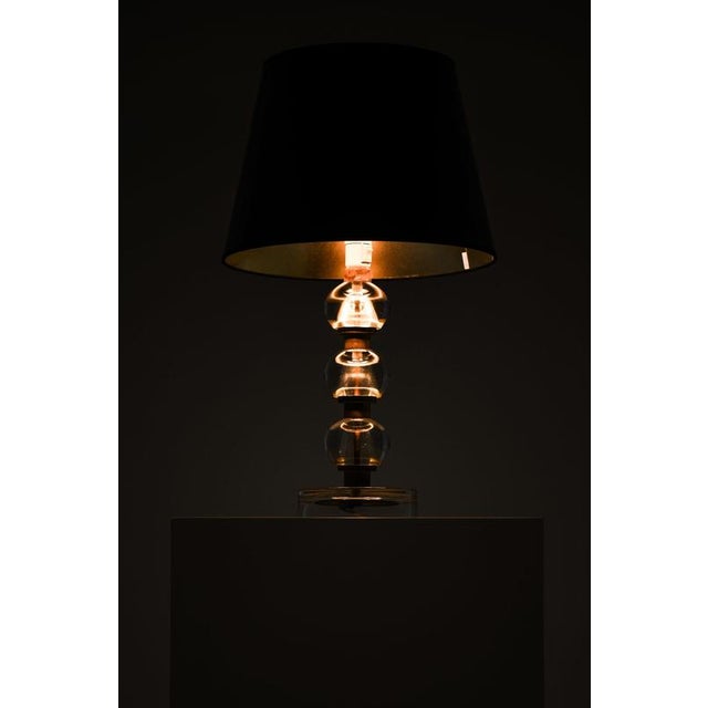Table Lamps in Brass and Glass from Nybro Armaturfabrik, 1960s, Set of 2 For Sale - Image 6 of 9