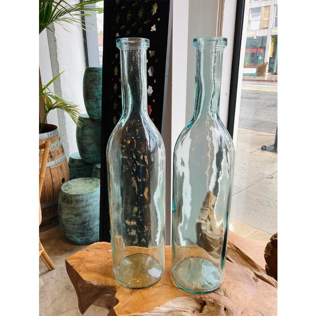 Tall Glass Bottle Chairish